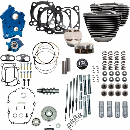 132" Power Package Engine Performance Kit - Gear Drive - Water Cooled - M8