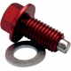 MAGNETIC DRAIN PLUG ZIP-TY RED KAWASAKI