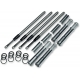 QUICKEE ADJUSTABLE PUSHRODS W/KEEPER COVERS (M8)