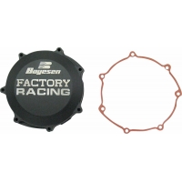 CLUTCH COVER FACTORY RACING ALUMINUM REPLACEMENT BLACK