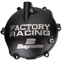 CLUTCH COVER FACTORY RACING ALUMINUM REPLACEMENT BLACK