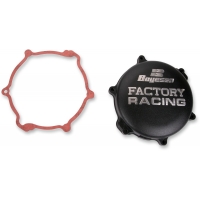 CLUTCH COVER FACTORY RACING ALUMINUM REPLACEMENT BLACK