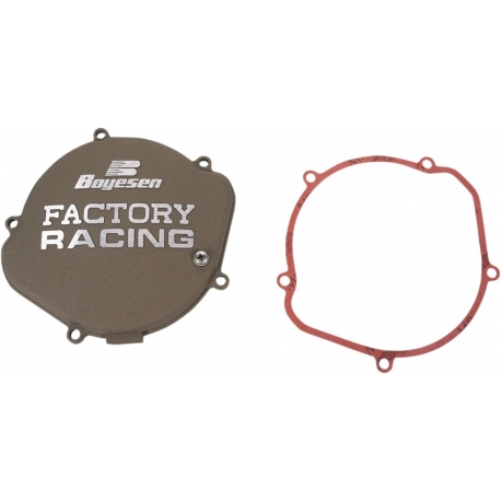 CLUTCH COVER FACTORY RACING ALUMINUM REPLACEMENT MAGNESIUM