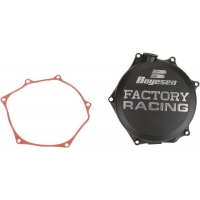 CLUTCH COVER FACTORY RACING ALUMINUM REPLACEMENT BLACK