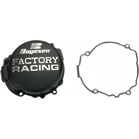 IGNITION COVER FACTORY RACING ALUMINUM REPLACEMENT BLACK