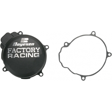 IGNITION COVER FACTORY RACING ALUMINUM REPLACEMENT BLACK