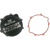 CLUTCH COVER FACTORY RACING ALUMINUM REPLACEMENT BLACK