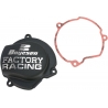 IGNITION COVER FACTORY RACING ALUMINUM REPLACEMENT POWDER-COATED BLACK