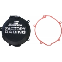 CLUTCH COVER FACTORY RACING ALUMINUM REPLACEMENT POWDER-COATED BLACK