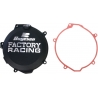 CLUTCH COVER FACTORY RACING ALUMINUM REPLACEMENT POWDER-COATED BLACK
