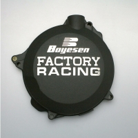 CLUTCH COVER FACTORY RACING ALUMINUM REPLACEMENT BLACK