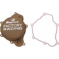 IGNITION COVER FACTORY RACING ALUMINUM REPLACEMENT POWDER-COATED NATURAL