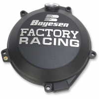 CLUTCH COVER FACTORY RACING ALUMINUM REPLACEMENT BLACK