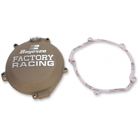 CLUTCH COVER FACTORY RACING ALUMINUM CUSTOM REPLACEMENT POWDER-COATED GRAY