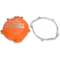 CLUTCH COVER FACTORY RACING ALUMINUM CUSTOM REPLACEMENT POWDER-COATED ORANGE