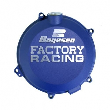 CLUTCH COVER FACTORY RACING ALUMINUM REPLACEMENT BLUE