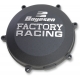 CLUTCH COVER FACTORY RACING ALUMINUM REPLACEMENT BLACK