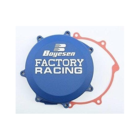 CLUTCH COVER FACTORY RACING ALUMINUM REPLACEMENT BLUE