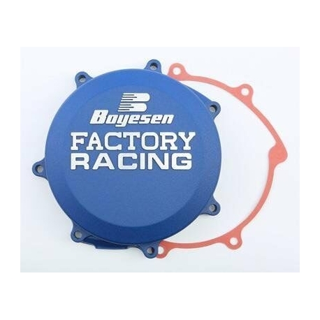 CLUTCH COVER FACTORY RACING ALUMINUM REPLACEMENT BLUE