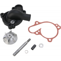 WATER PUMP COVER & IMPELLER KIT SUPERCOOLER ALUMINUM SILVER