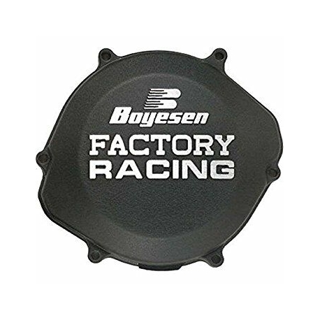 CLUTCH COVER FACTORY RACING ALUMINUM REPLACEMENT BLACK