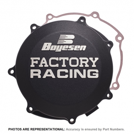 CLUTCH COV KX125 94-02 BK