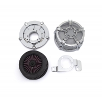 AIR CLEANER MACH 2 CO-AX CHROME HD-XL