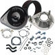 AIR CLEANER KIT CLASSIC TEARDROP FOR STOCK CARB/EFI GLOSS BLACK