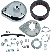 AIR CLEANER KIT CLASSIC TEARDROP STOCK BORE TBW CHROME