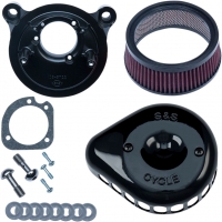 AIR CLEANER MINI TEARDROP STEALTH EFI BLACK