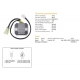 DZE REGULATOR NAPIĘCIA HONDA TRX 300 FOURTRAX '88-'92 (SH532B-12) (31600-HC4-010) (ESR125)