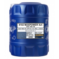 MANNOL MAXPOWER 4X4 75W140 API GL5 - OLEJ PRZEKŁADNIOWY SYNTETYCZNY 20L (75W-140)