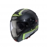CABERG KASK SZCZĘKOWY FLIP-UP MODEL LEVO X ELITE KOLOR CZARNY MAT/SZARY/ZÓŁTY FLUO ROZMIAR M (PINLOCK W ZESTAWIE)