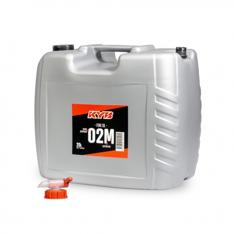 KYB (KAYABA) OLEJ DO TELESKOPÓW / AMORTYZATORÓW / ZAWIESZENIA KYB 02M OIL - FORK FRONT, KHL15-11, SAE 5W, 20L KYB FF OIL 02M (AK