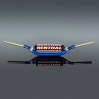 RENTHAL KIEROWNICA 1,1/8 CALA (28,6MM) MX TWINWALL 997 HANDLEBAR BLUE CR/CRF 04-13 KX/KXF 06-13 PADDED KOLOR NIEBIESKI Z GĄBKĄ