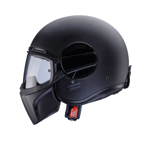 CABERG KASK OTWARTY JET MODEL GHOST X SOLID KOLOR CZARNY MAT ROZMIAR XS