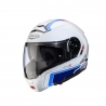 CABERG KASK SZCZĘKOWY FLIP-UP MODEL LEVO X ELITE KOLOR BIAŁY/NIEBIESKI/BŁĘKITNY POŁYSK ROZMIAR XL (PINLOCK W ZESTAWIE)