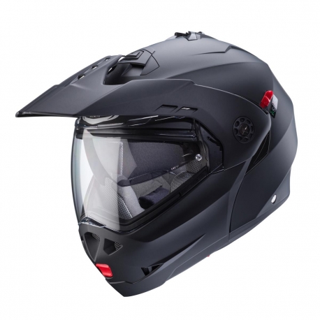 CABERG KASK SZCZĘKOWY FLIP-UP ENDURO MODEL TOURMAX X SOLID KOLOR CZARNY MAT ROZMIAR S (PINLOCK W ZESTAWIE)