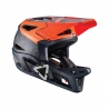 LEATT KASK ROWEROWY MTB GRAVITY 4.0 V22 HELMET CORAL KOLOR CZARNY/POMARAŃCZOWY ROZMIAR XL (61-62 cm)