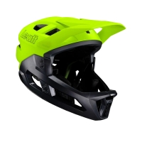LEATT KASK ROWEROWY MTB ENDURO 2.0 (WYPINANA SZCZĘKA) V24 LIME KOLOR CZARNY/ŻÓŁTY FLUO ROZMIAR S (51-55 cm)