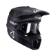 LEATT (NOWOŚĆ 2024) KASK MOTO 3.5 V24 (+GOGLE VELOCITY 4.5 GRATIS) HELMET KIT BLACK KOLOR CZARNY ROZMIAR L (59-60 cm)