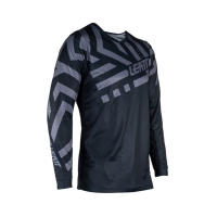 LEATT NOWOŚĆ ZESTAW (KOMPLET) KOSZULKA + SPODNIE MOTO RIDE KIT 3.5 JUNIOR STEALTH KOLOR CZARNY/GRAFITOWY ROZMIAR L (140/150cm)