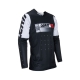 LEATT NOWOŚĆ KOSZULKA MOTO 4.5 LITE JERSEY BLACK KOLOR CZARNY/BIAŁY ROZMIAR L