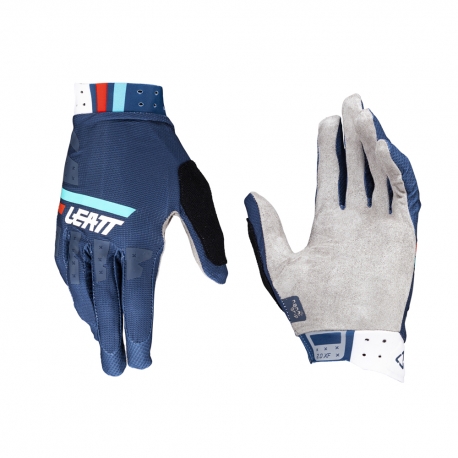 LEATT NOWOŚĆ RĘKAWICE ROWEROWE MTB 3.0 X-FLOW GLOVE DENIM KOLOR GRANATOWY ROZMIAR M