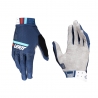 LEATT NOWOŚĆ RĘKAWICE ROWEROWE MTB 3.0 X-FLOW GLOVE DENIM KOLOR GRANATOWY ROZMIAR L
