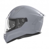 NOX KASK INTEGRALNY (FULL FACE) Z BLENDĄ N401 SOLID KOLOR SZARY POŁYSK ROZMIAR XL