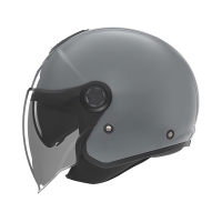 NOX KASK OTWARTY JET Z BLENDĄ N182 SOLID KOLOR SZARY POŁYSK ROZMIAR XL