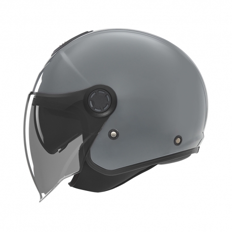 NOX KASK OTWARTY JET Z BLENDĄ N182 SOLID KOLOR SZARY POŁYSK ROZMIAR XL