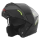NOX KASK SZCZĘKOWY (FLIP-UP) Z BLENDĄ N968 ULTRA KOLOR CZARNY/ŻÓŁTY FLUO MAT ROZMIAR S