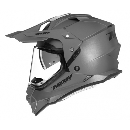 NOX KASK OFFROAD / TRAIL DUOSPORT (DUAL) N312 SOLID Z SZYBKĄ I BLENDĄ KOLOR TYTANOWT MAT ROZMIAR XL